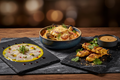 Taller Piqueos: Tiradito de pescado con ají amarillo, jardín del mar a la parmesana & Satay de pollo, crema de mani y cilantro