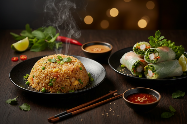 Taller Asiático: Arroz frito asiático & Rollitos vietnamitas